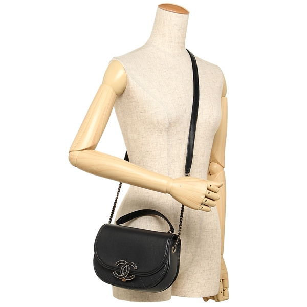 シャネル ショルダーバッグ レディース CHANEL A93460 Y82232 94305 ブラック ゴールド 