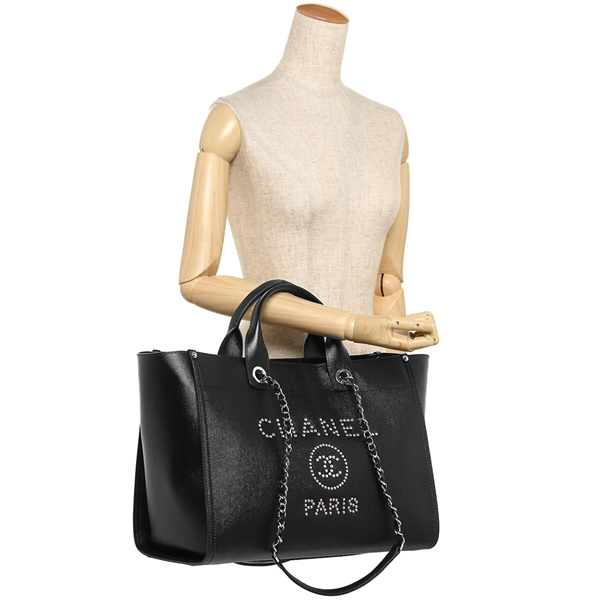CHANEL トートバッグ レディース シャネル A57067 Y83441 94305 ブラック 
