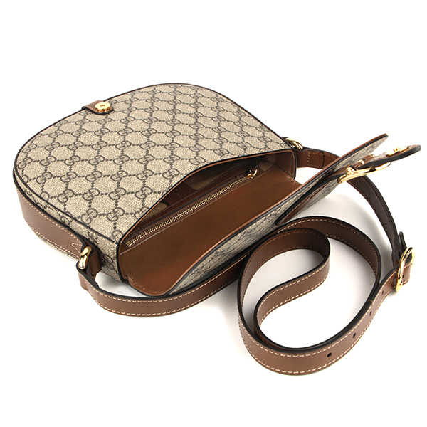 グッチ ショルダーバッグ GUCCI 432150 KLQHG 8526 バッグ GGスプリーム レディース ベージュ/ブラウン GGパターン エレガント