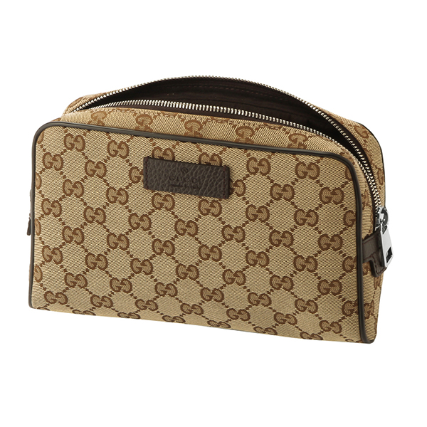 グッチ ウエストバッグ・ボディバッグ GUCCI 449174 KY9KN 9886 GGキャンバス GG CANVAS ユニセックス ベージュ/ダークブラウン ヒップバッグ クロスボディ GG柄 メンズ カジュアル スマート