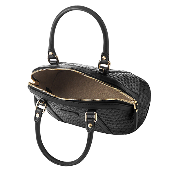 グッチ ハンドバッグ GUCCI 449654 BMJ1G 1000 マイクロ グッチ シマ レディース BLACK ブラック 黒 クロスボディ 2WAY GG 型押し エレガント