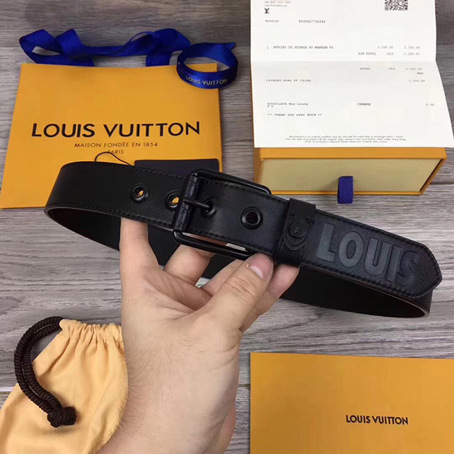 ルイヴィトン Louis Vuitton ベルト35MM エンボスドカーフレザー MP046S