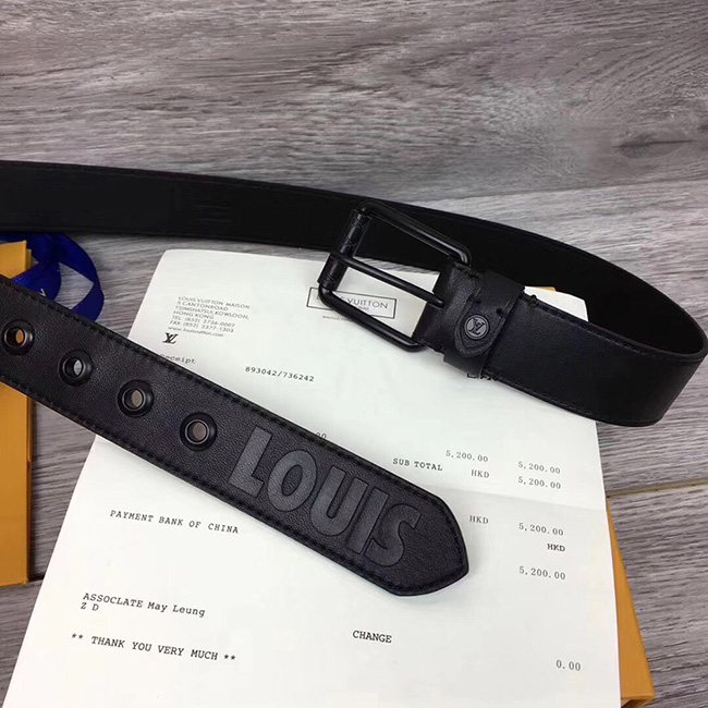 ルイヴィトン Louis Vuitton ベルト35MM エンボスドカーフレザー MP046S