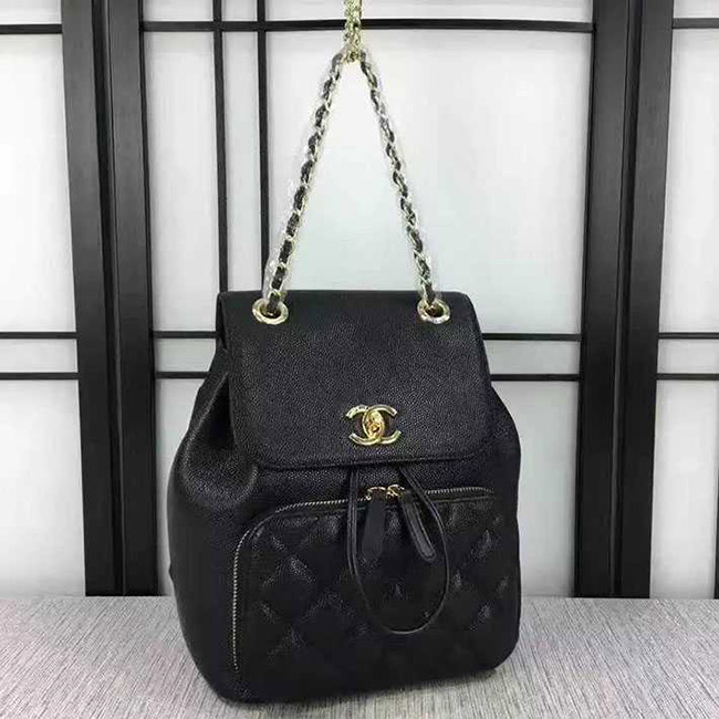 CHANEL シャネル CC&チェーンキルティングバックパック A93748-01