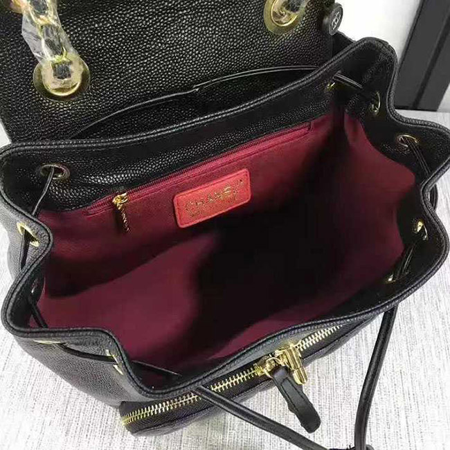 CHANEL シャネル CC＆チェーンキルティングバックパック A93748-01