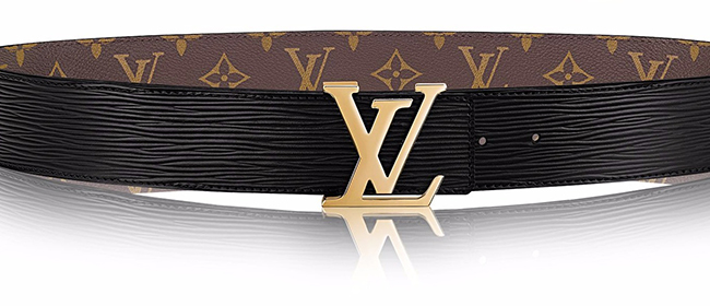 LV  40MM REVERSIBLE エピ×モノグラム×LVロゴ ベルト M9256S