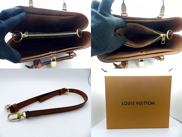 LOUIS VUITTON  フラワー トート M43770 モノグラム レザー 2WAY ショルダーバッグ ハンドバッグ レディース