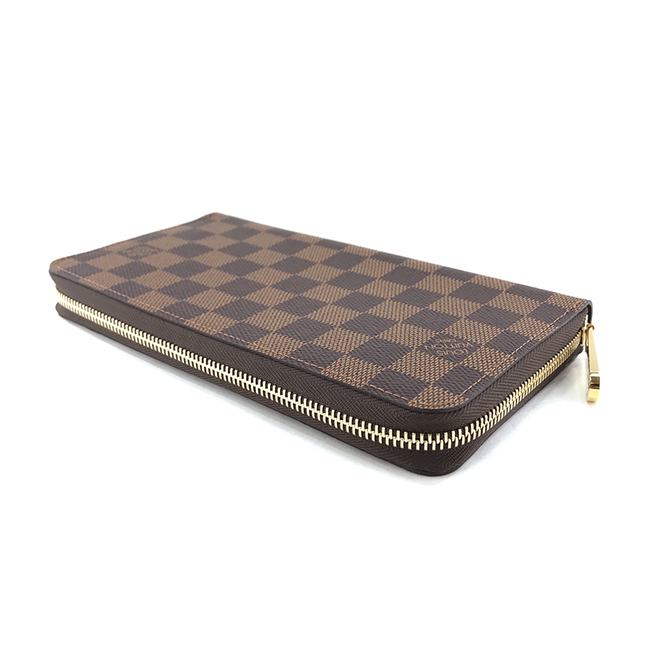 LOUIS VUITTON 長財布 ラウンドファスナー ジッピー オーガナイザー NM ダミエ エベヌ N63502