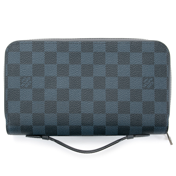 ルイヴィトン財布 長財布 LOUISVUITTON メンズ マルチケース ジッピー×L ダミエ・コバルト N41590