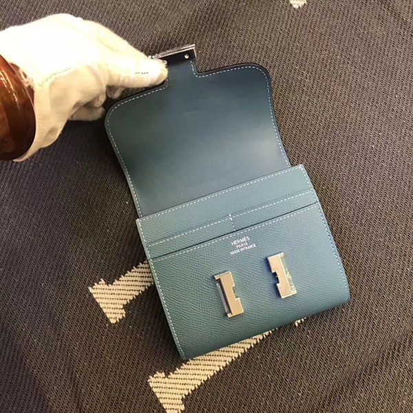 エルメス コンスタンス コンパクト ミニ ヴォーエプソン 二つ折り財布 he-co-0086