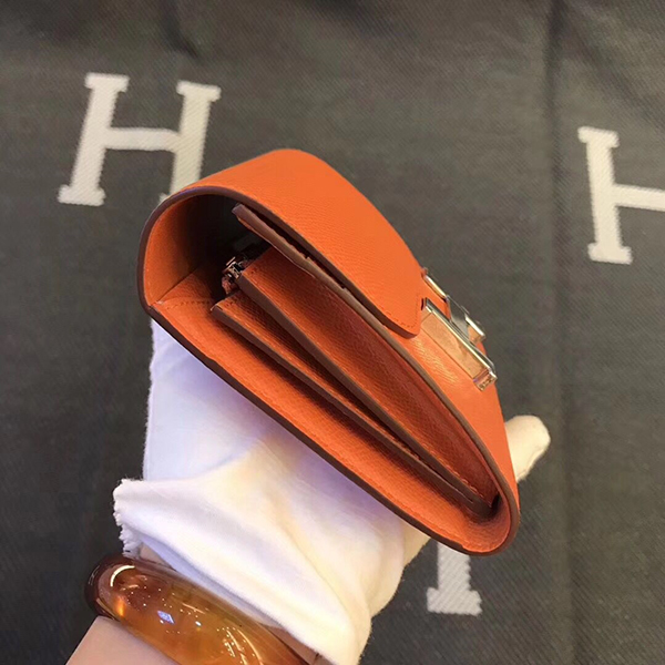 エルメス コンスタンス コンパクト ミニ ヴォーエプソン 二つ折り財布 he-co-0096