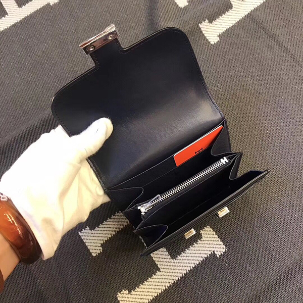エルメス コンスタンス コンパクト ミニ ヴォーエプソン 二つ折り財布 he-co-0099