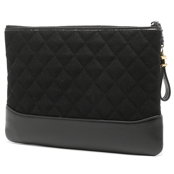 シャネルクラッチバッグ  レディース CHANEL A84287 Y33101 C0229 ブラック ゴールド 