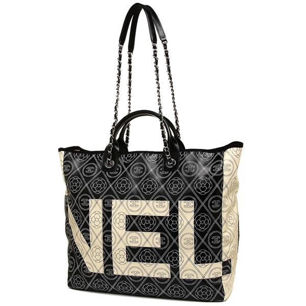 シャネル トートバッグ レディース CHANEL A57161 Y83565 C2417 ブラック ベージュ 