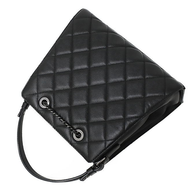 シャネル マトラッセ CCバケット 2WAY チェーンショルダーバッグ ブラック 黒 A93354