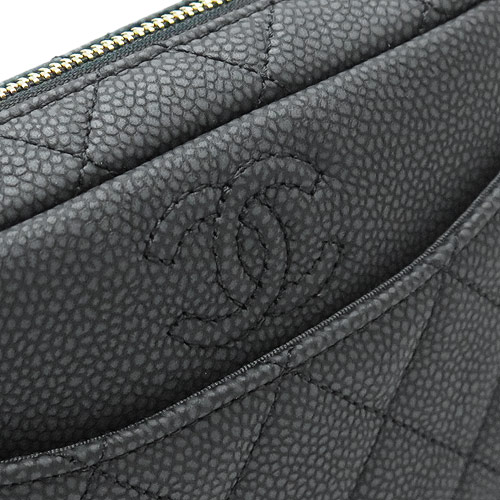 シャネル ミニショルダーバッグ レディース CHANEL カメラケース ポシェット ココマーク キルティング キャビアスキン レザー タッセル ブラック/GD A57717 Y83798 94305 