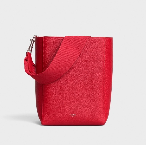 セリーヌ SANGLE SMALL サングル バケット スモール ショルダーバッグ レザー 189303AH4