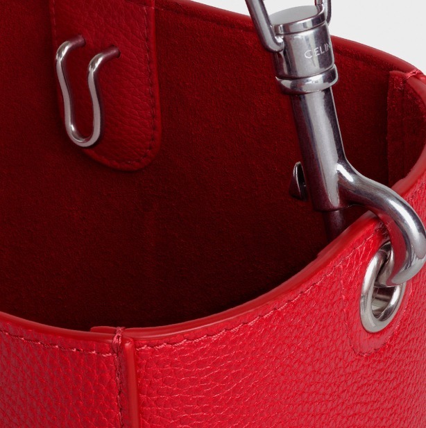 セリーヌ SANGLE SMALL サングル バケット スモール ショルダーバッグ レザー 189303AH4