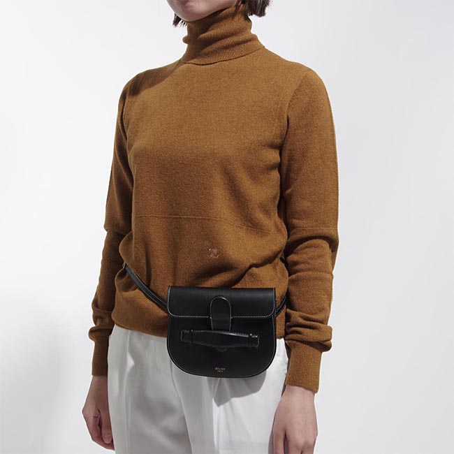 セリーヌ CELINE ショルダーバッグ ウエストバッグ ブラック レディース プレゼント ギフト レザー 本革 18370 3bcz 38no Mini Symmetrical