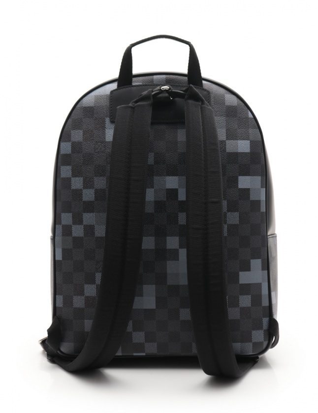 ルイ・ヴィトン LOUIS VUITTON ジョッシュ ダミエグラフィット リュックサック バックパック PVC レザー 黒 N40084