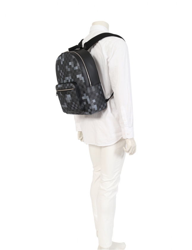 ルイ・ヴィトン  LOUIS VUITTON ジョッシュ ダミエグラフィット リュックサック バックパック PVC レザー 黒 N40084
