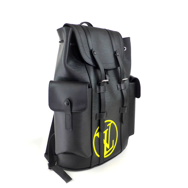ルイヴィトン (LOUIS VUITTON)エピ M55138 クリストファーPM LVサークル バックパック リュック バッグ