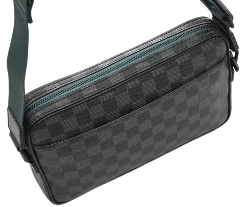 ルイヴィトン N40188 ダミエ・グラフィット LV メンズ メッセンジャーバッグ クロスボディ アルファ・メッセンジャー