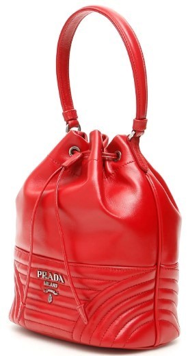 プラダ PRADA/ ロゴ バケット ショルダーバッグ 2WAY バッグ 1BH038_SRM_GRRRR_V_IOI