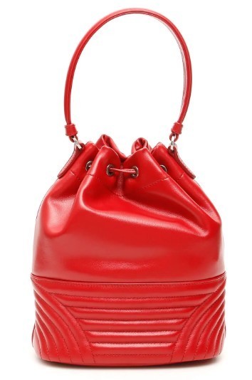 プラダ PRADA/ ロゴ バケット ショルダーバッグ 2WAY バッグ 1BH038_SRM_GRRRR_V_IOI