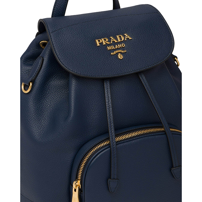 PRADA ロゴ バケット ショルダーバッグ 2WAY バッグ 1BH038 VIOI SRM