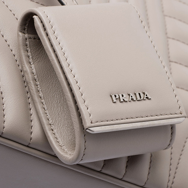 プラダ PRADA ダイアグラム ミディアム レザー バッグ 1BD108_2D91_F0YON_V_COX