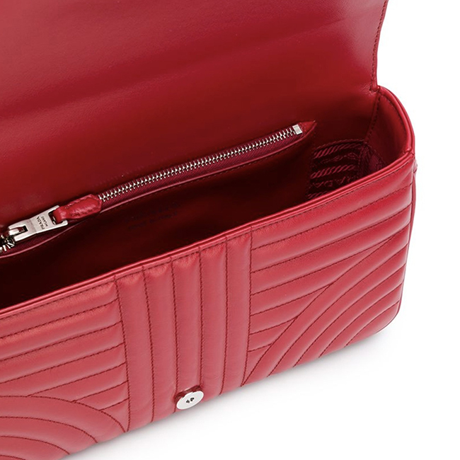 プラダ PRADA ダイアグラム ミディアム レザー バッグ 1BD108_2D91_F0PLD_V_COX