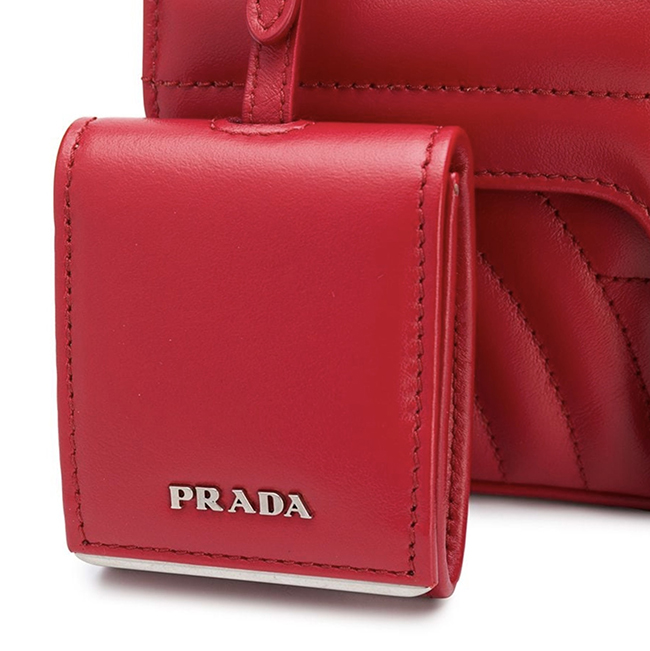 プラダ PRADA ダイアグラム ミディアム レザー バッグ 1BD108_2D91_F0PLD_V_COX