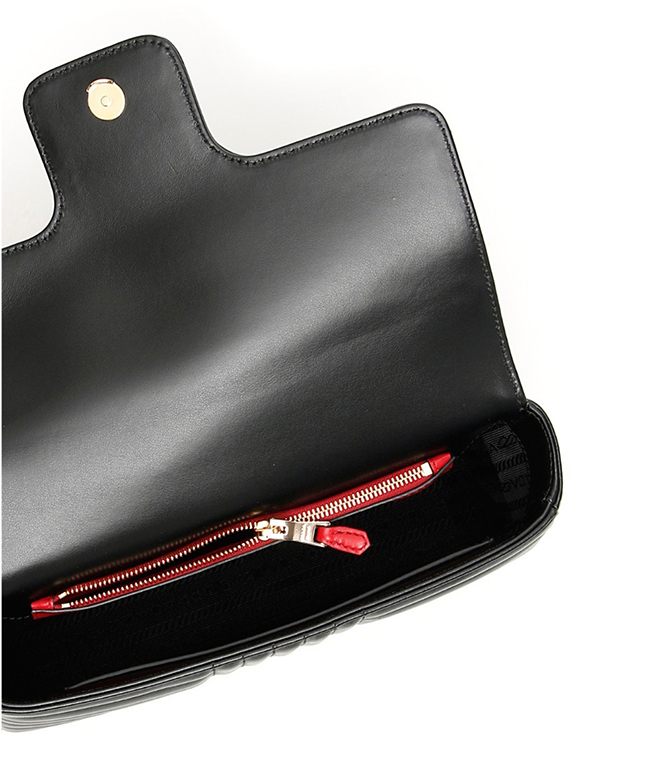 プラダ PRADA ダイアグラム ミディアム レザー バッグ 1BD108_2D91_F0CH4_V_COX