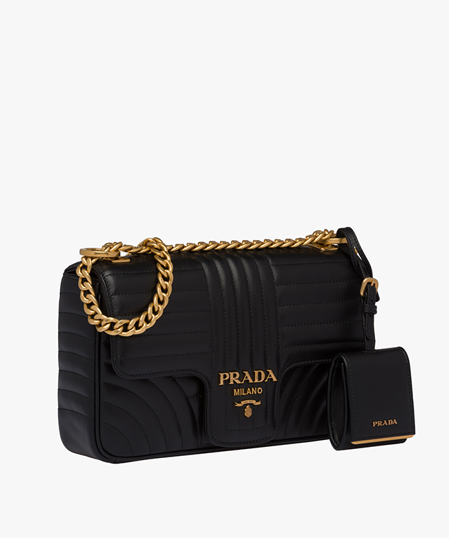 プラダ PRADA ダイアグラム ミディアム レザー バッグ 1BD108_2D91_F0CH4_V_COX