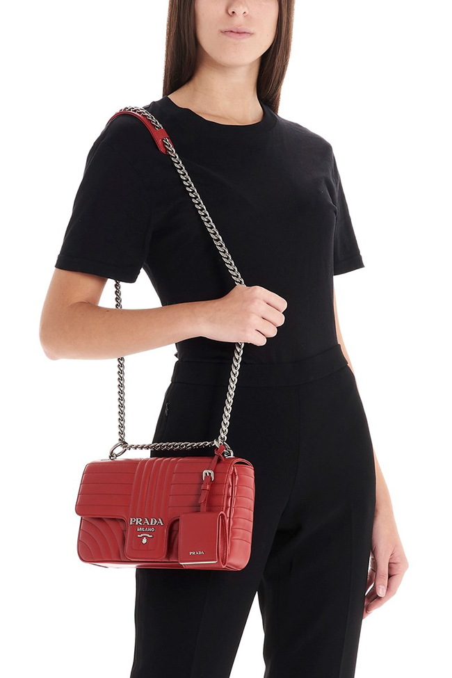 PRADA ショルダーバッグ Rosso レディース 春夏2020 1BD108VCOX2D91F0YGF ju
