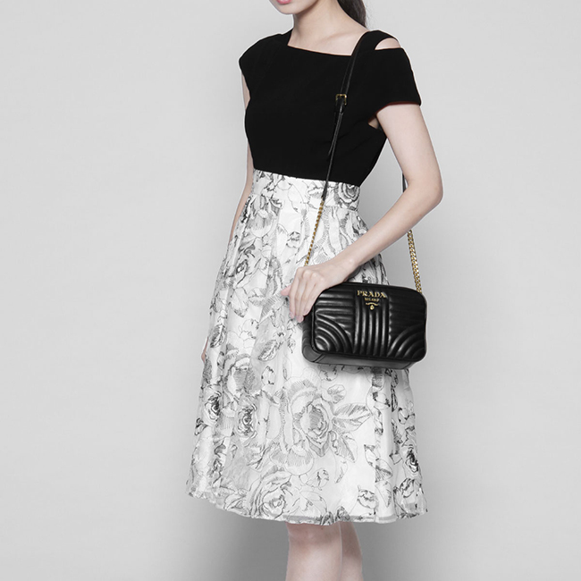 PRADA バッグ レディース 1BH083 2D91 F0632 ショルダーバッグ NERO 1 ブラック