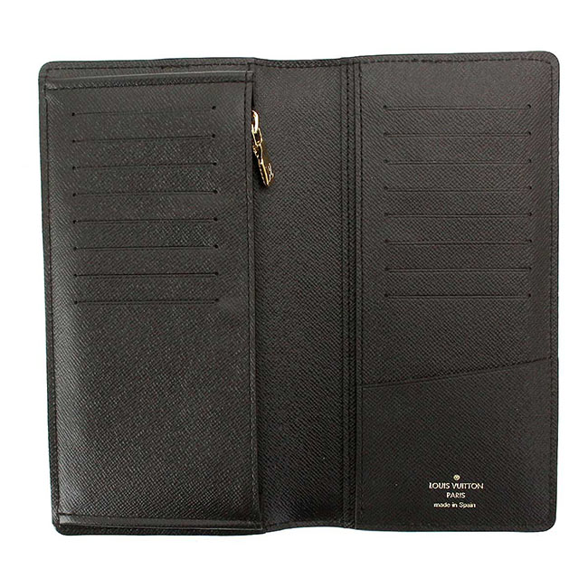 LOUIS VUITTON モノグラム スプリット ポルトフォイユ ブラザ 二つ折り 長財布 ブルー ブラウン M63026