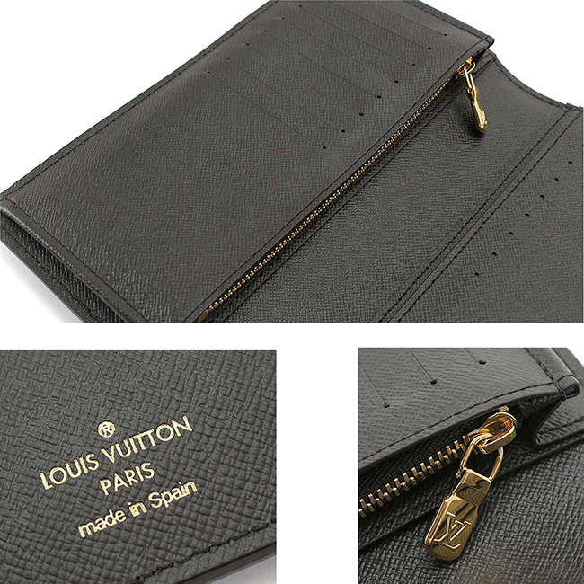 LOUIS VUITTON モノグラム スプリット ポルトフォイユ ブラザ 二つ折り 長財布 ブルー ブラウン M63026