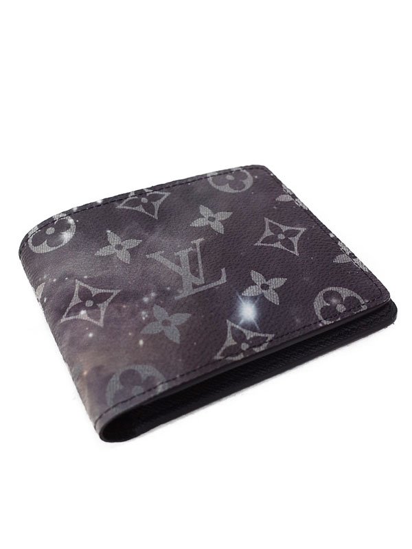 ルイヴィトン LOUIS VUITTON モノグラム ギャラクシー 二つ折り財布 ポルトフォイユ・ミュルティプル M67429 カードケース