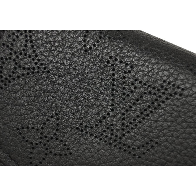 ルイヴィトン財布 M67498 LOUIS VUITTON ヴィトン マヒナ LV 三つ折り財布 小銭入れ付き ポルトフォイユ・イリス XS ノワール
