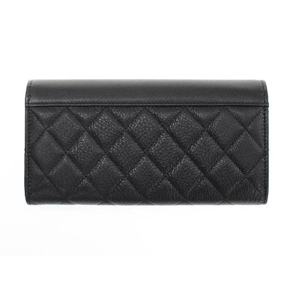 シャネル財布 フラップ ウォレット マトラッセ ココマーク ラムスキン A84426 CHANEL 財布 二つ折り財布