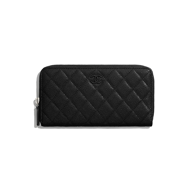 CHANELマトラッセ ラウンドジップロングウォレットAP1411 B02855 94305