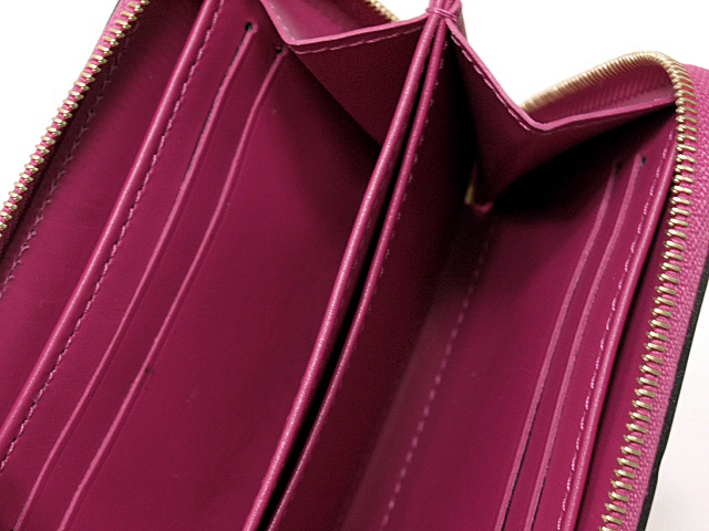 ルイヴィトン ジッピーコインパース M93054 小銭入れ ピンク モノグラム・ヴェルニ LOUIS VUITTON