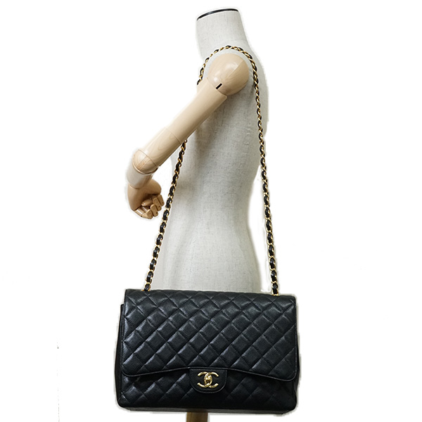 CHANEL シャネル クラシック マキシ デカマトラッセ33 レディース ショルダーバッグ A58601