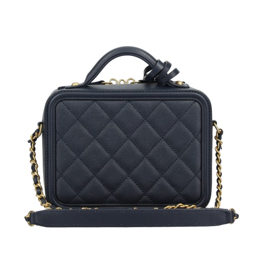 シャネル CHANEL ショルダーバッグ レディース マトラッセ ネイビー A93342 Y83371 4B544