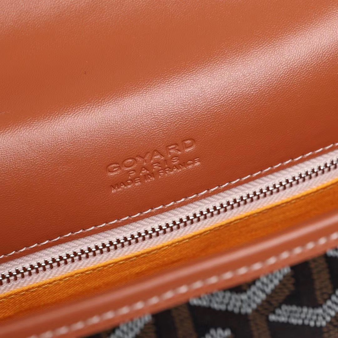 ゴヤール ベルヴェデール ユニセックス ショルダーバッグ ブラック/ブラウン×シルバー金具 Goyard2020012