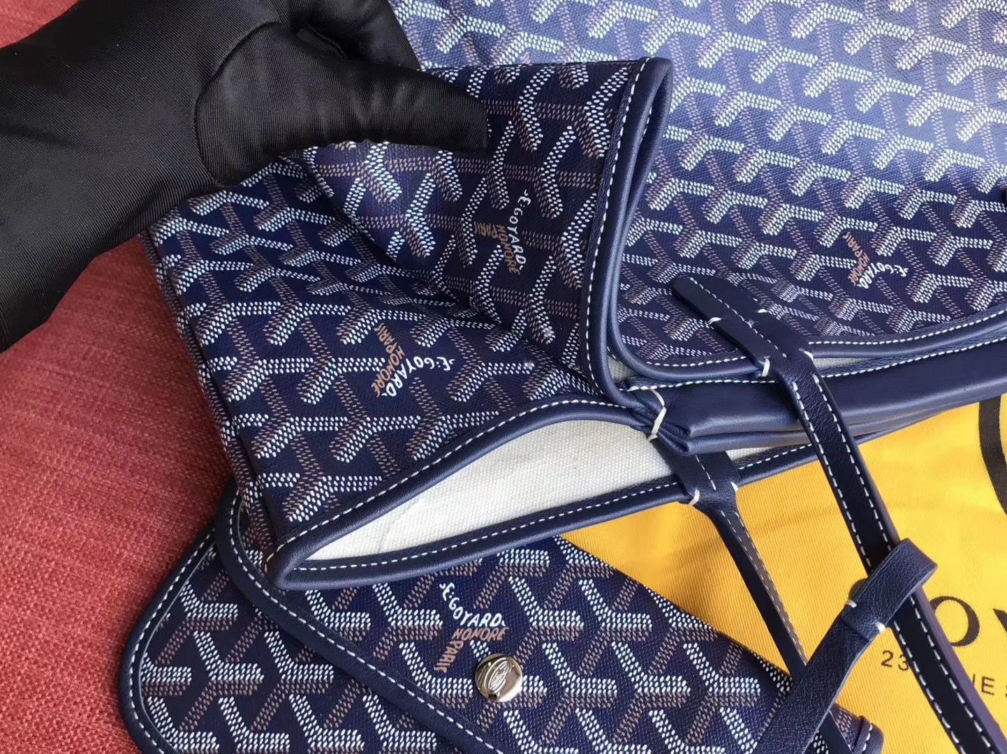 ゴヤール ハンドバッグ ネイビー トートバッグ SAC ISABELLE PM MALINE Goyard2020020