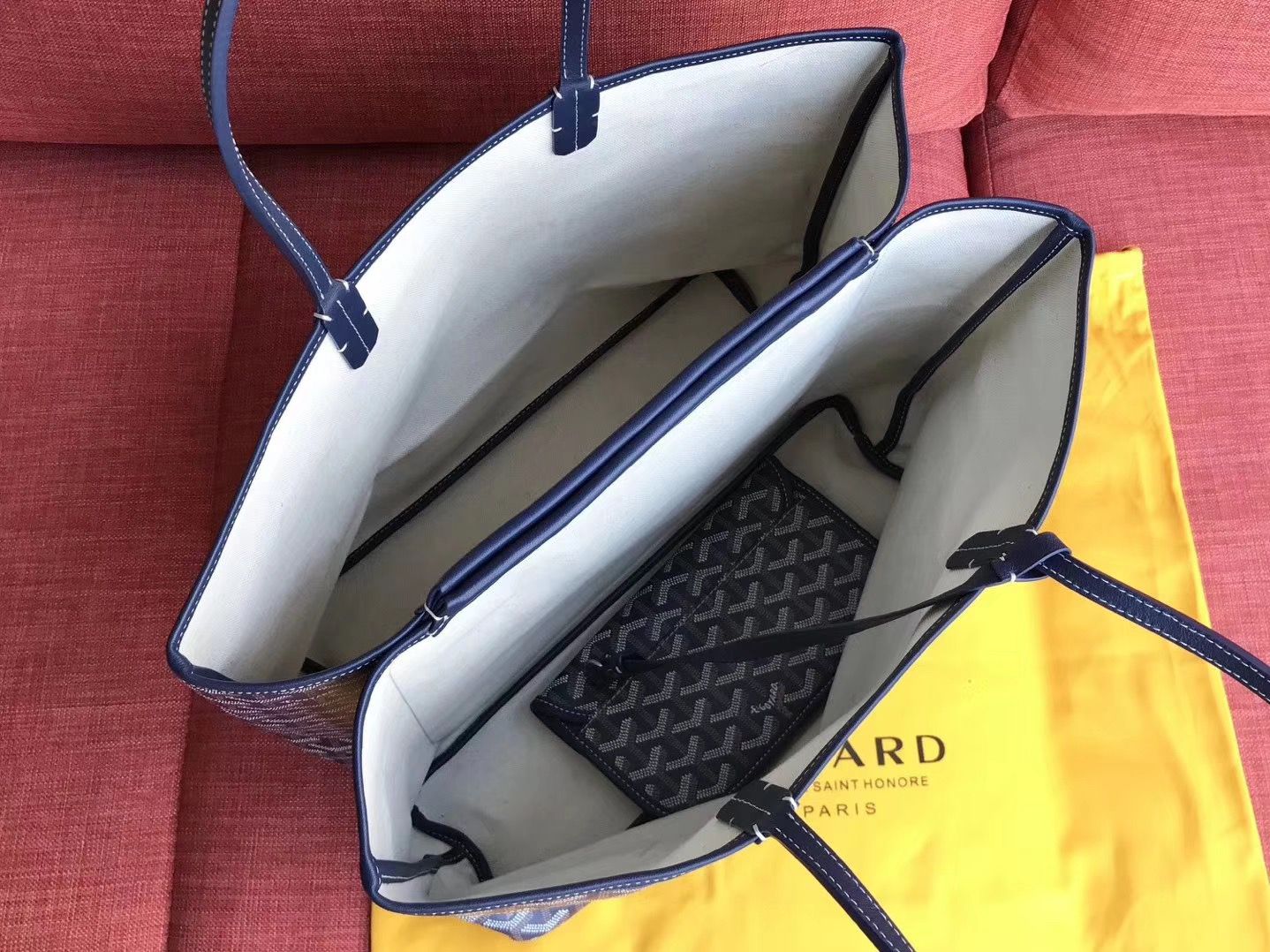 ゴヤール ハンドバッグ ネイビー トートバッグ SAC ISABELLE PM MALINE Goyard2020020
