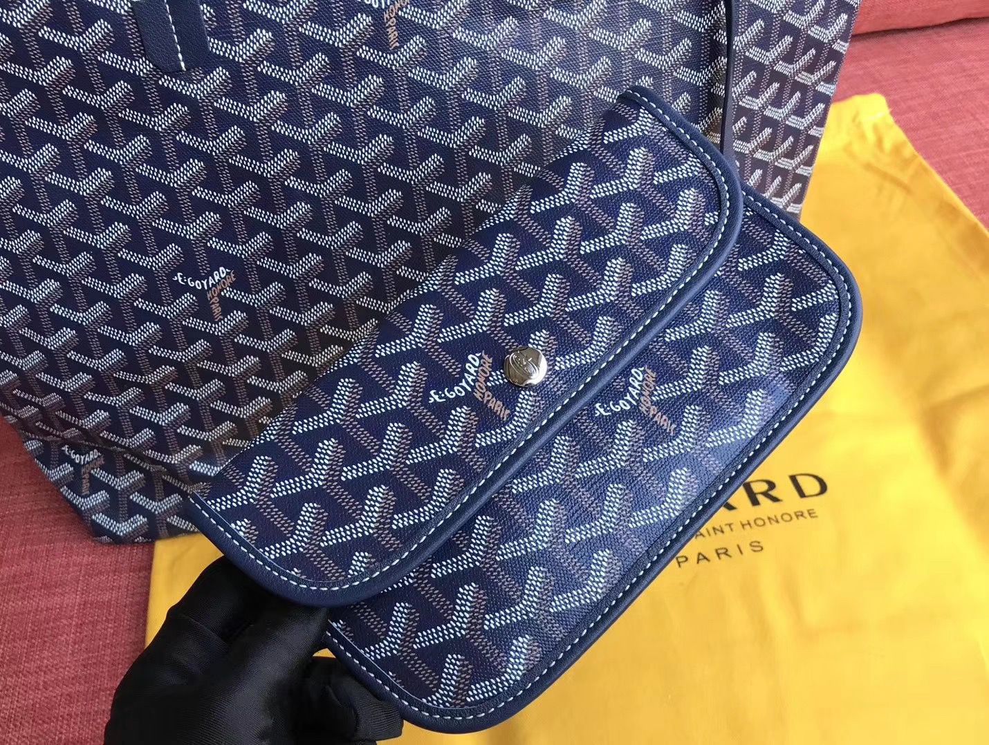 ゴヤール ハンドバッグ ネイビー トートバッグ SAC ISABELLE PM MALINE Goyard2020020
